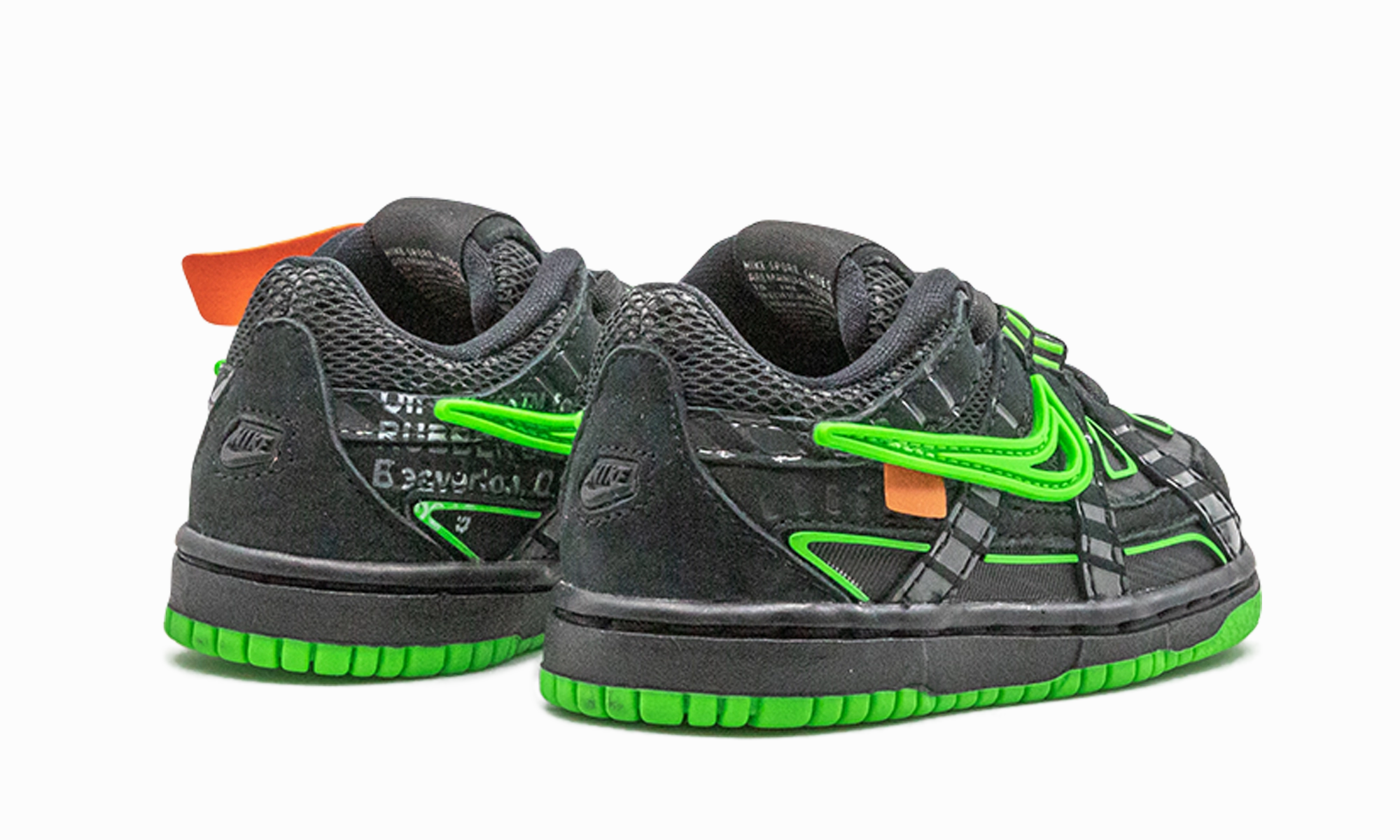 RUBBER DUNK TD "Off-White - Green Strike" nike toddler soft shoes