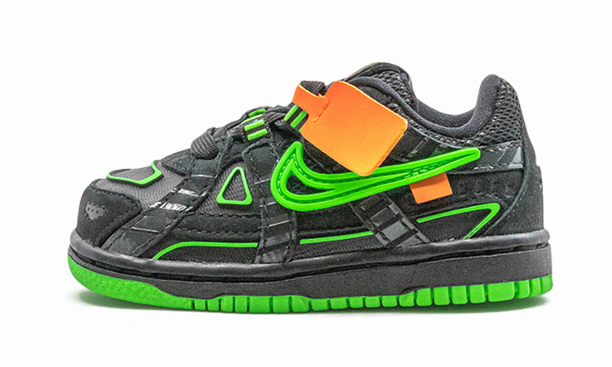 RUBBER DUNK TD "Off-White - Green Strike" nike toddler soft shoes