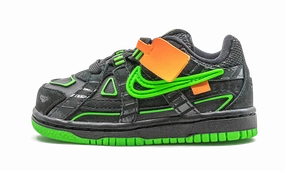 RUBBER DUNK TD "Off-White - Green Strike" Nike Toddler shoes