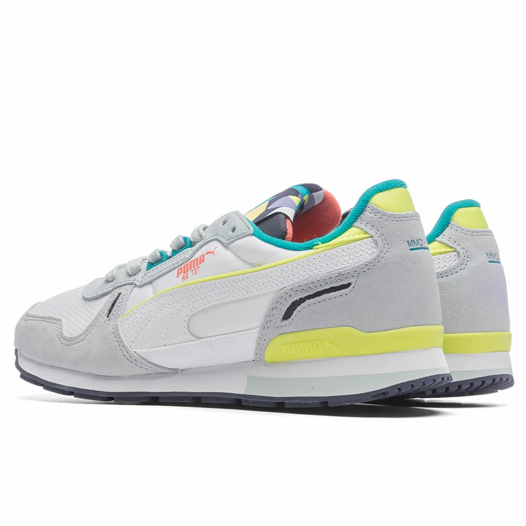 RX 737 STB - White Puma Suede Street Sneakers
