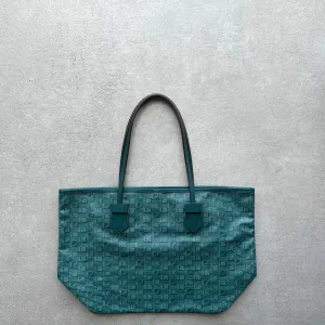 Saint Tropez Open Tote MM, Dark Green Moreau Bags