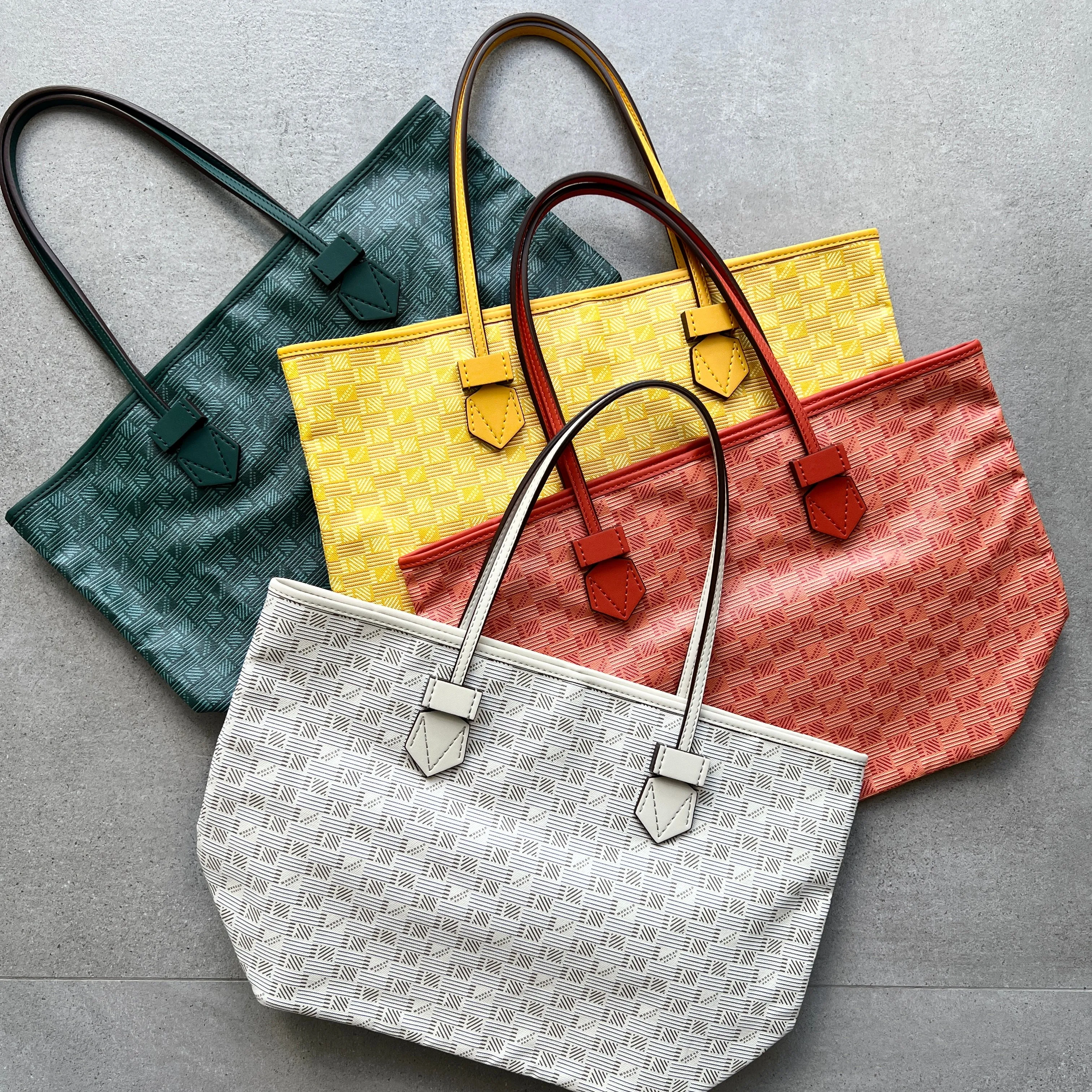 Saint Tropez Open Tote MM, Orange Moreau Bags