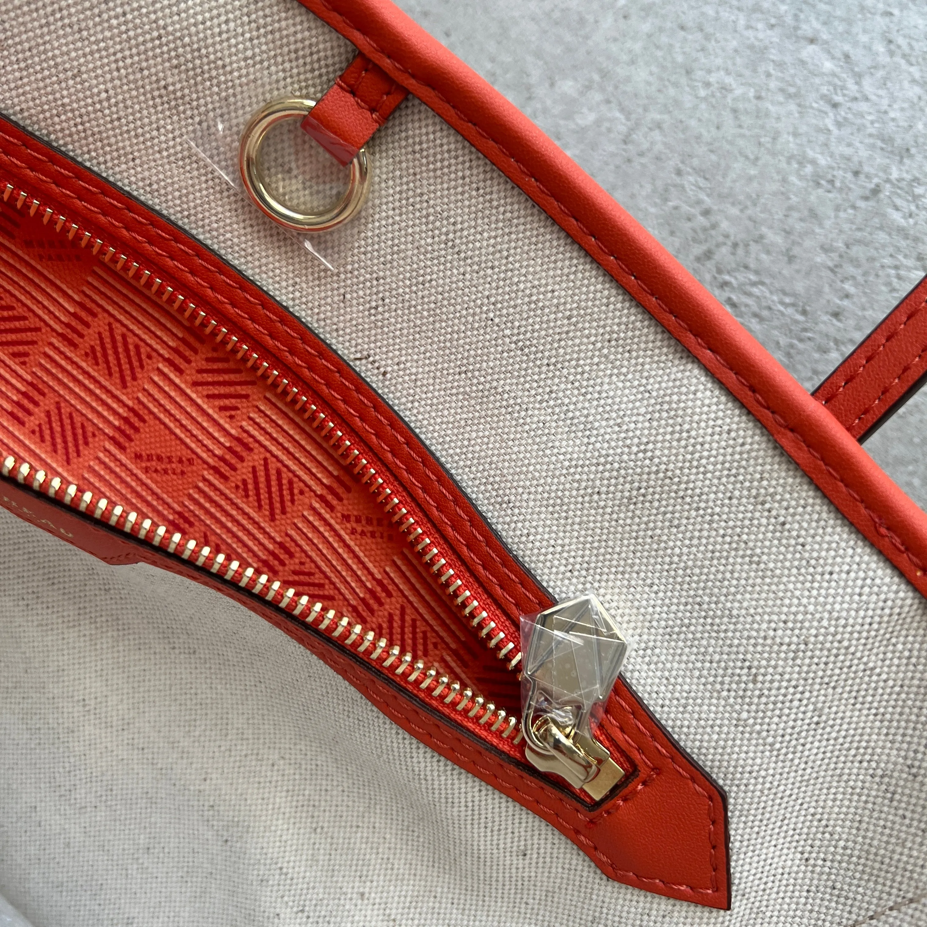 Saint Tropez Open Tote MM, Orange Moreau Bags