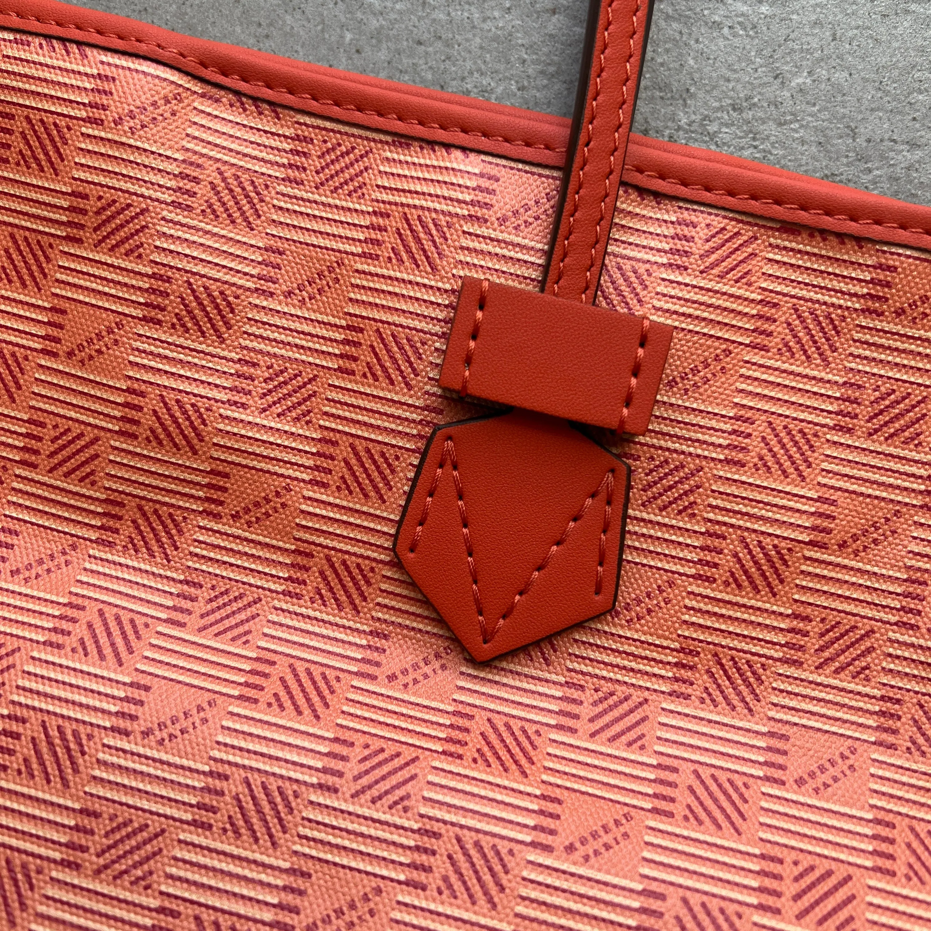 Saint Tropez Open Tote MM, Orange Moreau Bags