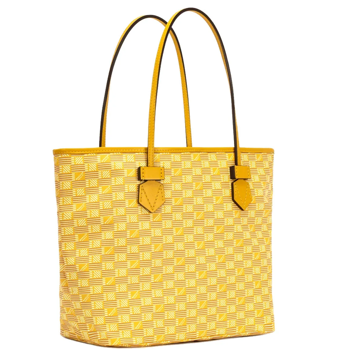 Saint Tropez Open Tote MM, Yellow Moreau Bags