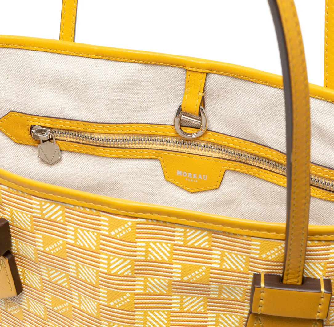 Saint Tropez Open Tote MM, Yellow Moreau Bags