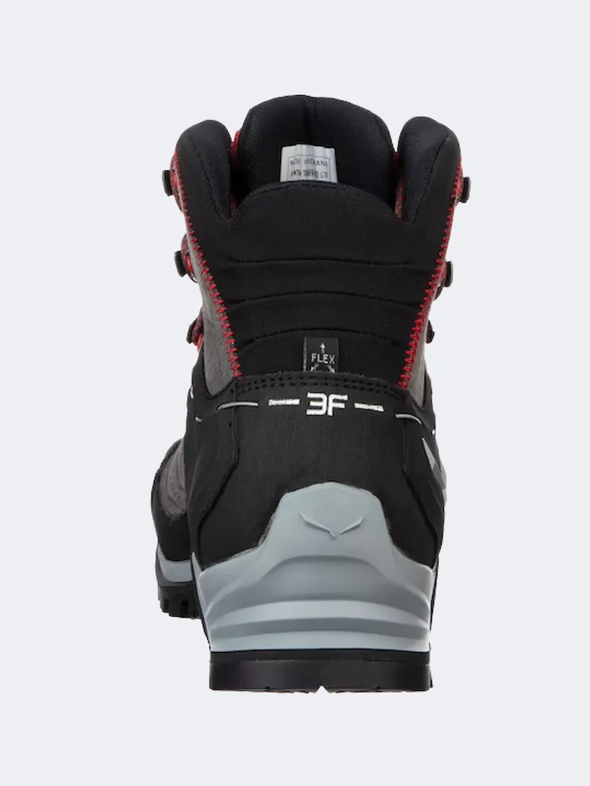 Salewa Mountain Trainer Mid Gore-Tex&#174; Men Hiking Boots Grey/Red Mens Casual Everyday Sneakers