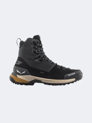 Salewa Puez Winter Mid Ptx Men Hiking Boots Black Essential mens casual shoes for comfort