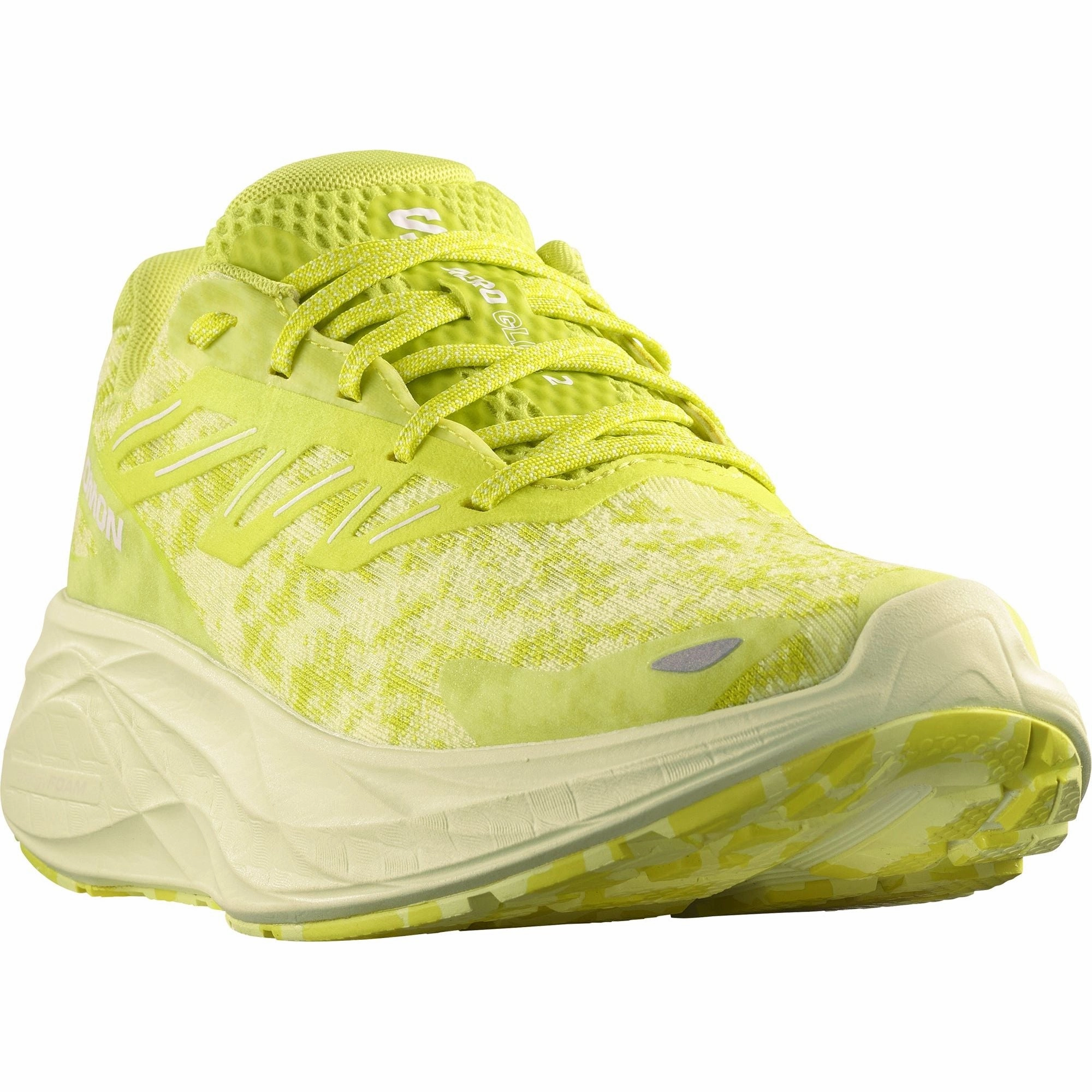 Salomon Aero Glide 2 Mens Running Shoes - Yellow Neutral Terrain Sneakers