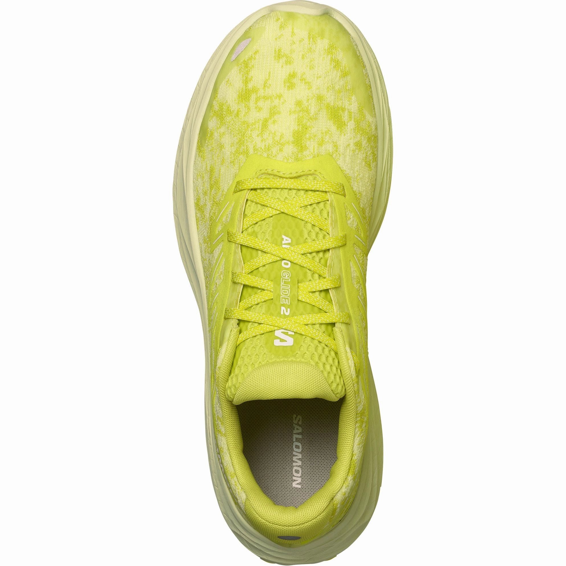 Salomon Aero Glide 2 Mens Running Shoes - Yellow Neutral Terrain Sneakers