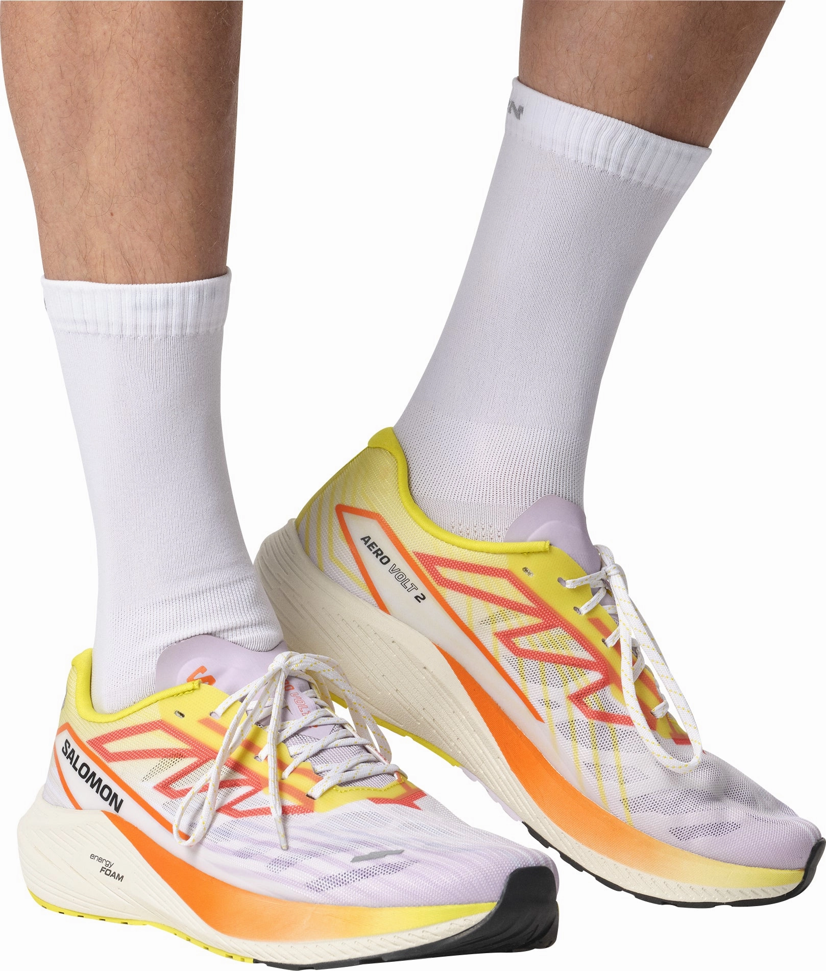 Salomon Aero Volt 2 Mens Running Shoes - White Neutral Terrain Sneakers