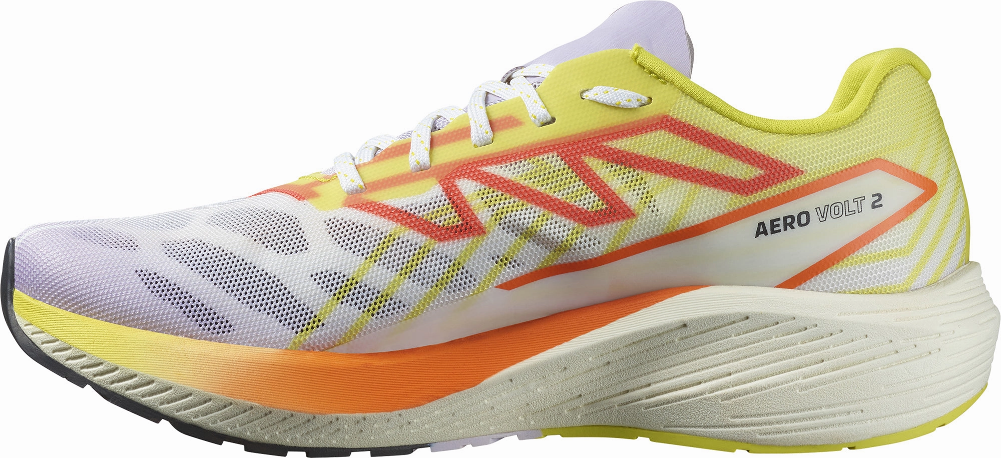 Salomon Aero Volt 2 Womens Running Shoes - White Neutral Terrain Sneakers