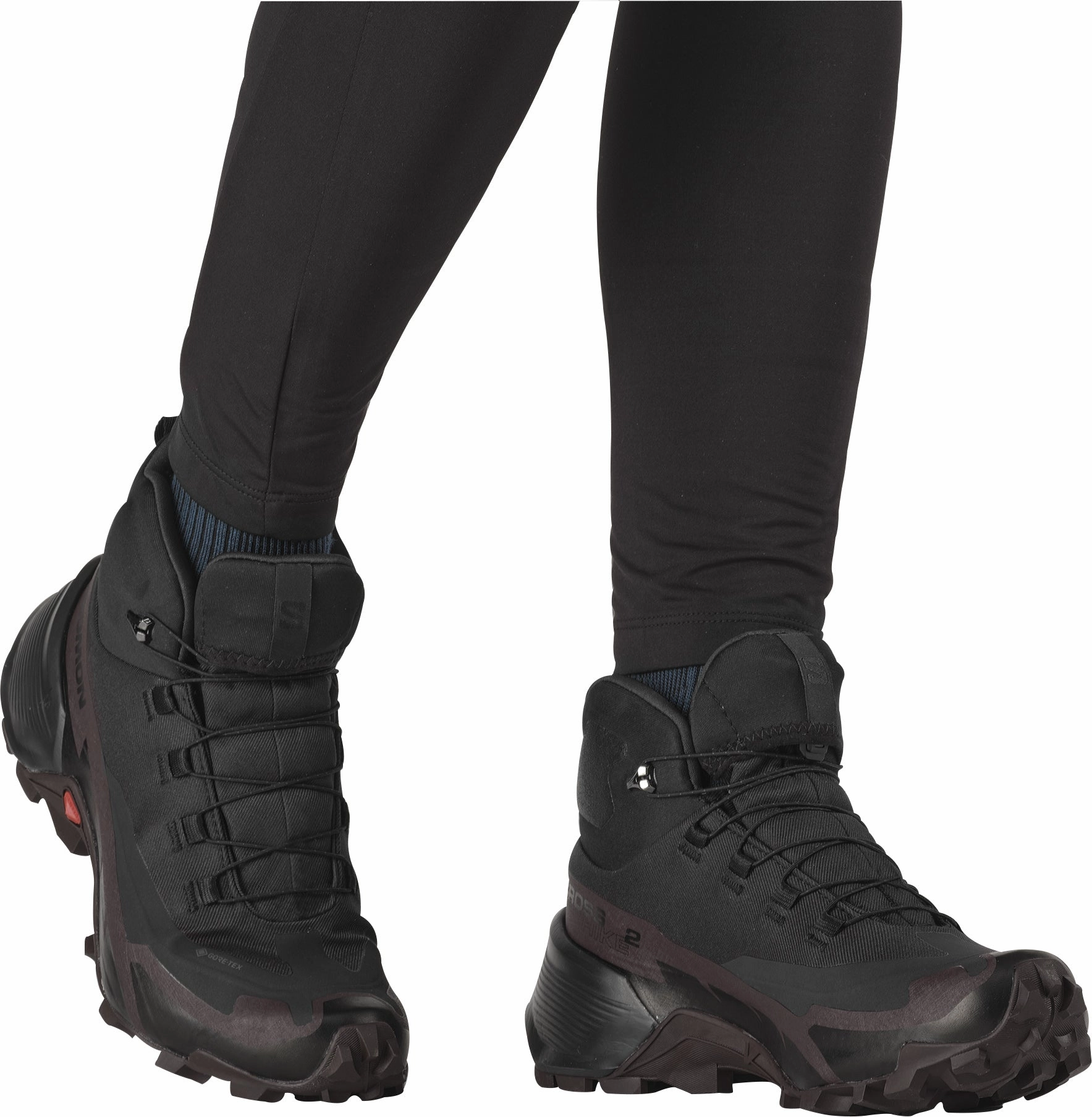 Salomon Cross Hike Mid 2 GORE-TEX Womens Walking Boots - Black All-Day Hiking Boots