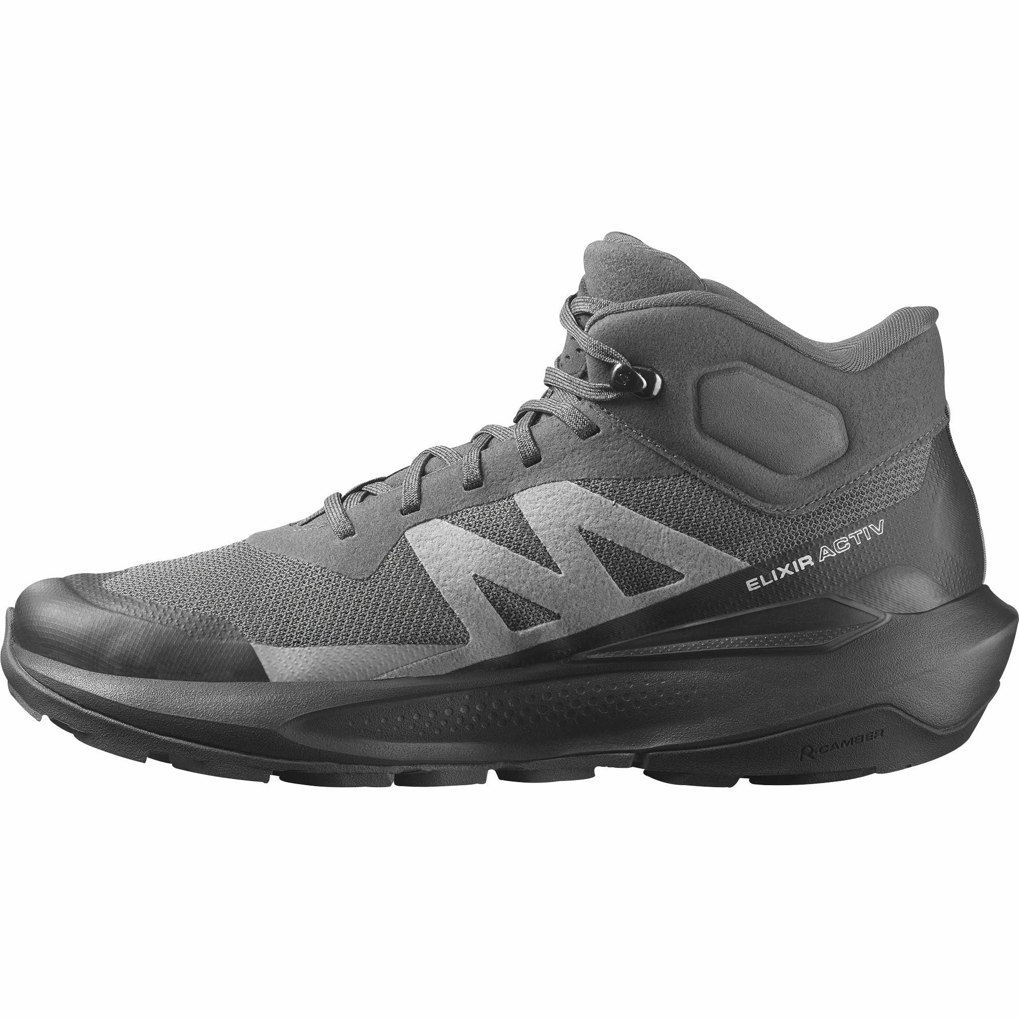 Salomon Elixir Activ Mid GORE-TEX Mens Walking Shoes - Grey All-Day Hiking Boots