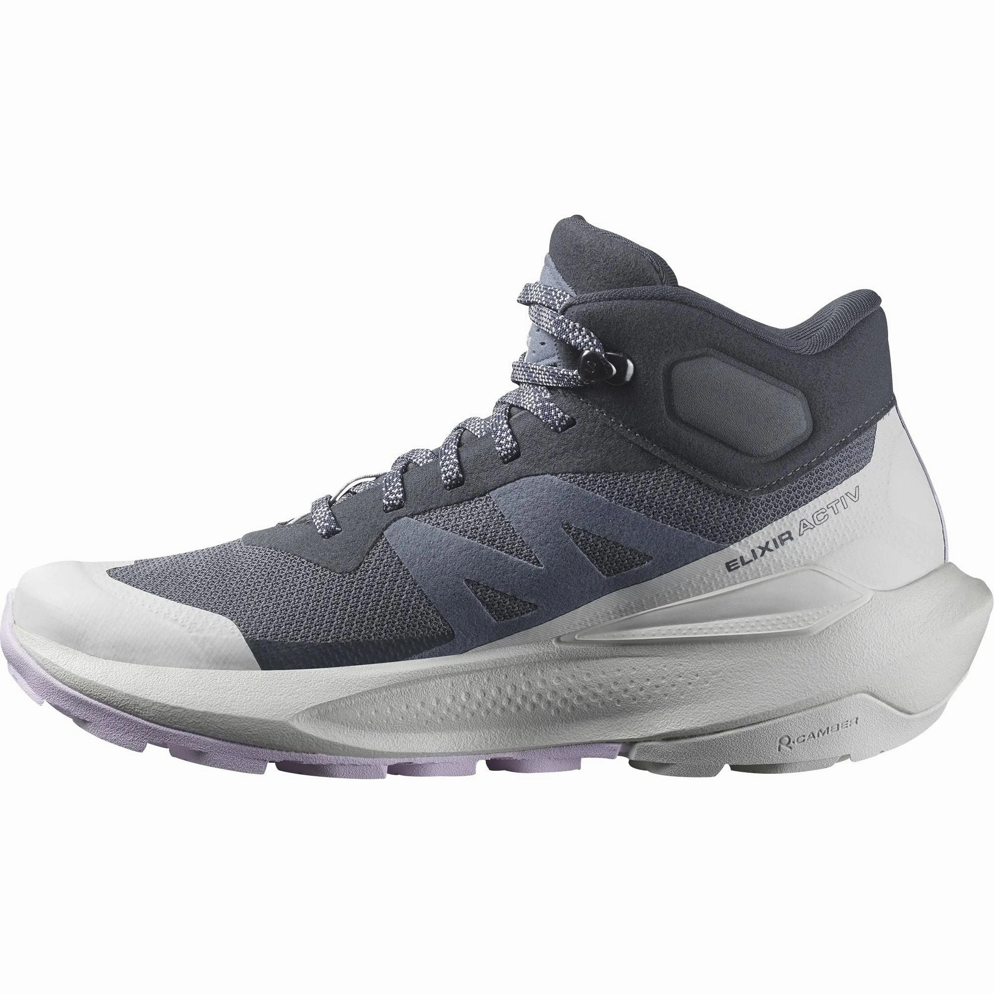 Salomon Elixir Activ Mid GORE-TEX Womens Walking Shoes - Blue All-Day Hiking Boots