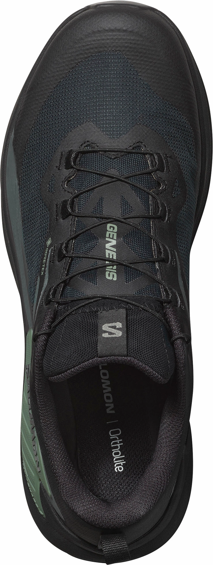 Salomon Genesis GORE-TEX Mens Trail Running Shoes - Black Dry Terrain Sneakers