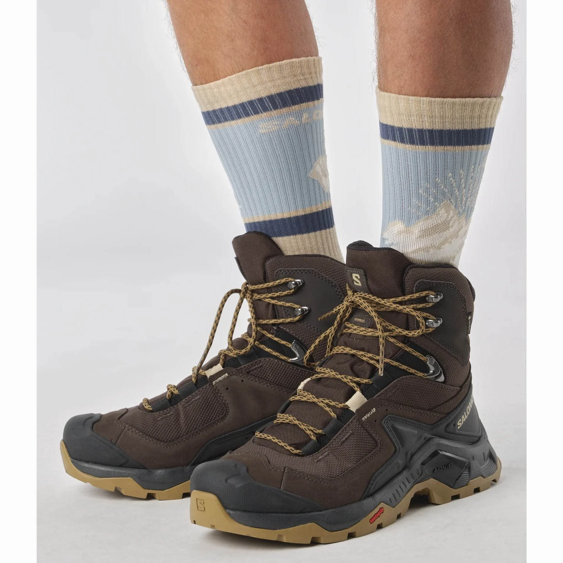 Salomon Quest Element GORE-TEX Mens Walking Boots - Brown All-Day Hiking Boots