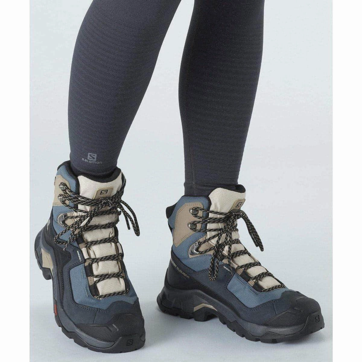 Salomon Quest Element GORE-TEX Womens Walking Boots - Grey All-Day Hiking Boots
