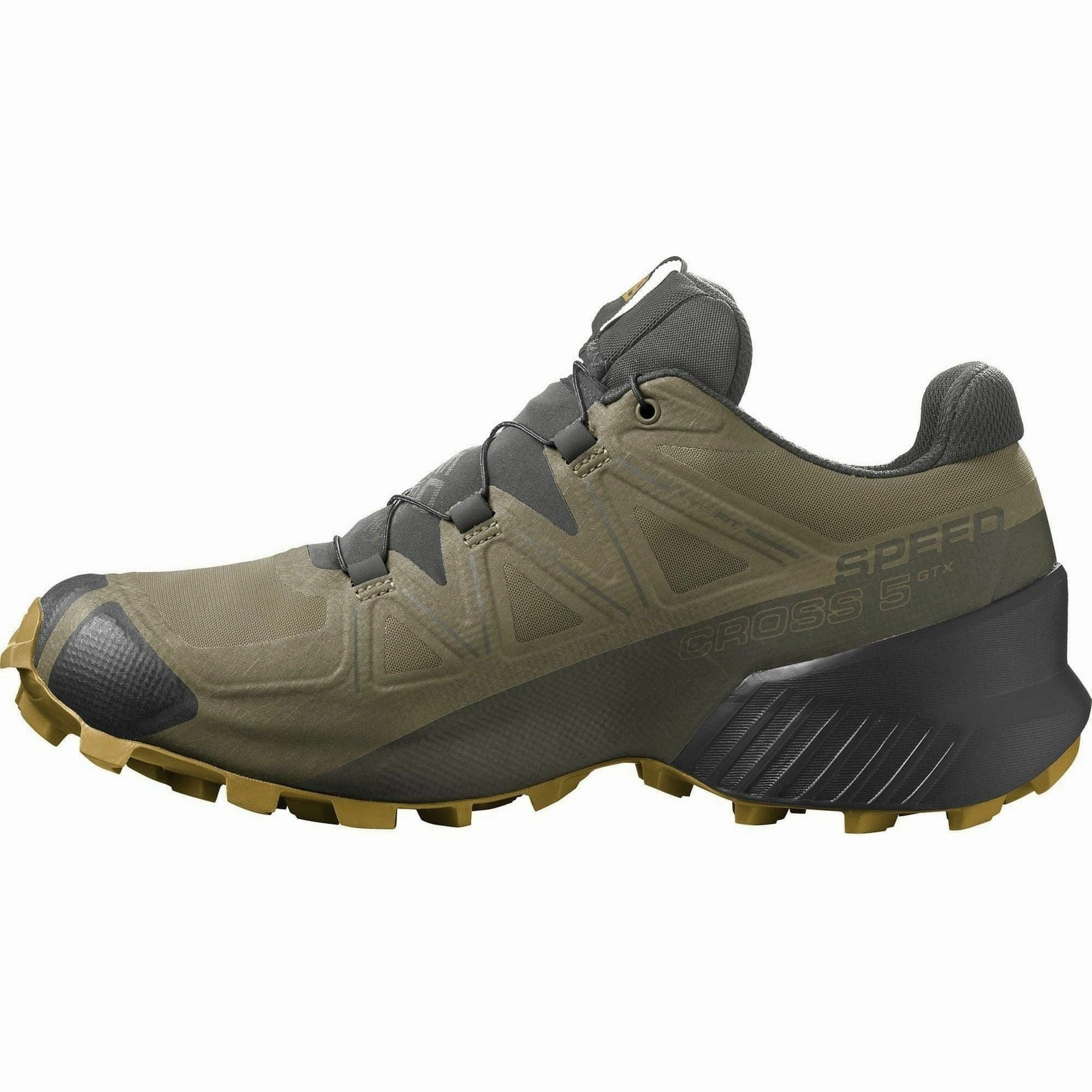 Salomon Speedcross 5 GORE-TEX Mens Trail Running Shoes - Green Dry Terrain Sneakers