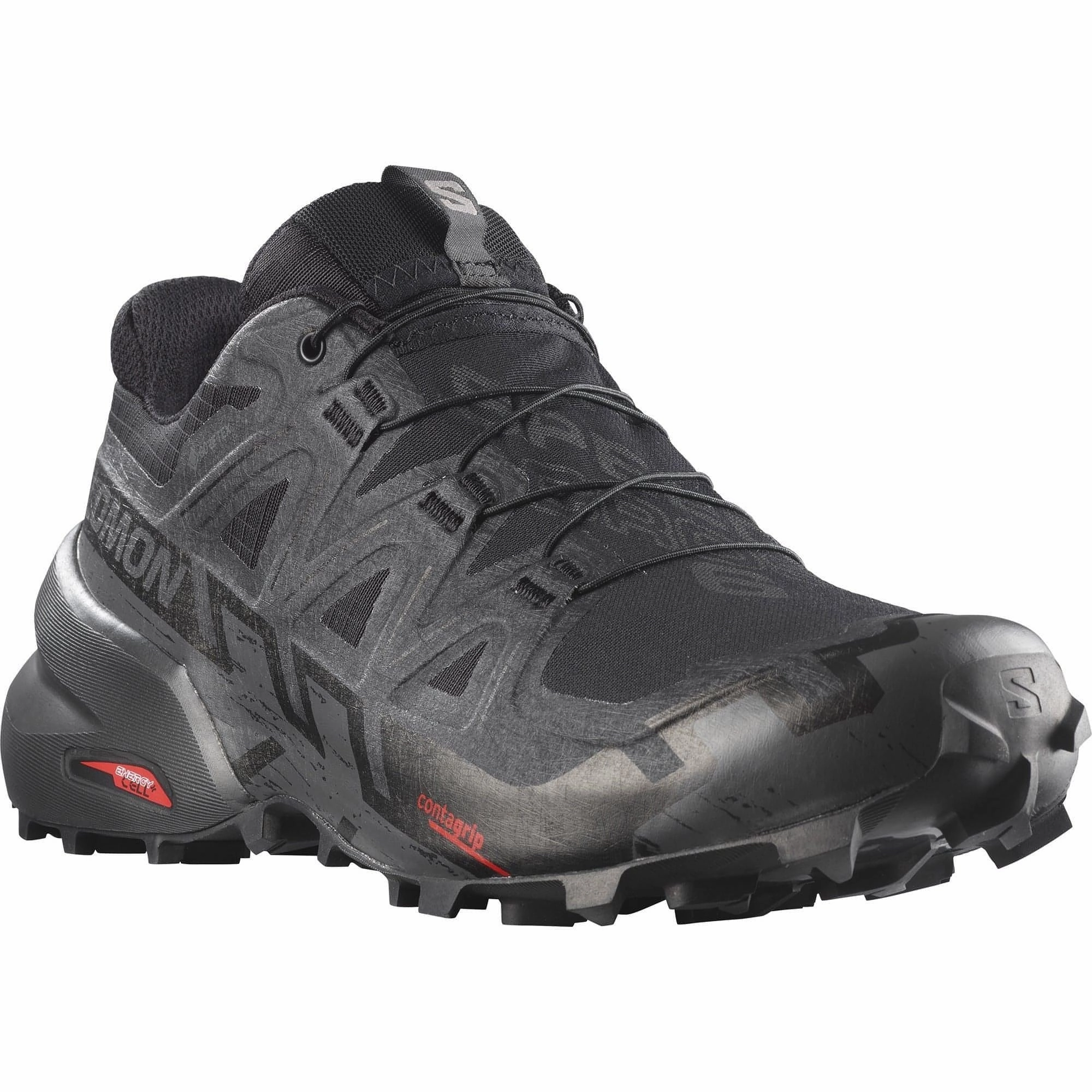 Salomon Speedcross 6 GORE-TEX Mens Trail Running Shoes - Black Dry Terrain Sneakers