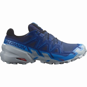 Salomon Speedcross 6 GORE-TEX Mens Trail Running Shoes - Blue Salomon waterproof styles