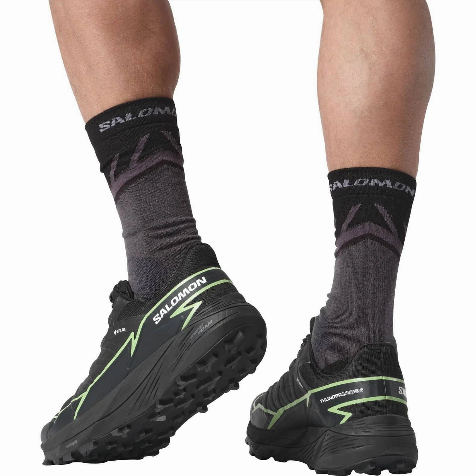 Salomon Thundercross GORE-TEX Mens Trail Running Shoes - Black Dry Terrain Sneakers