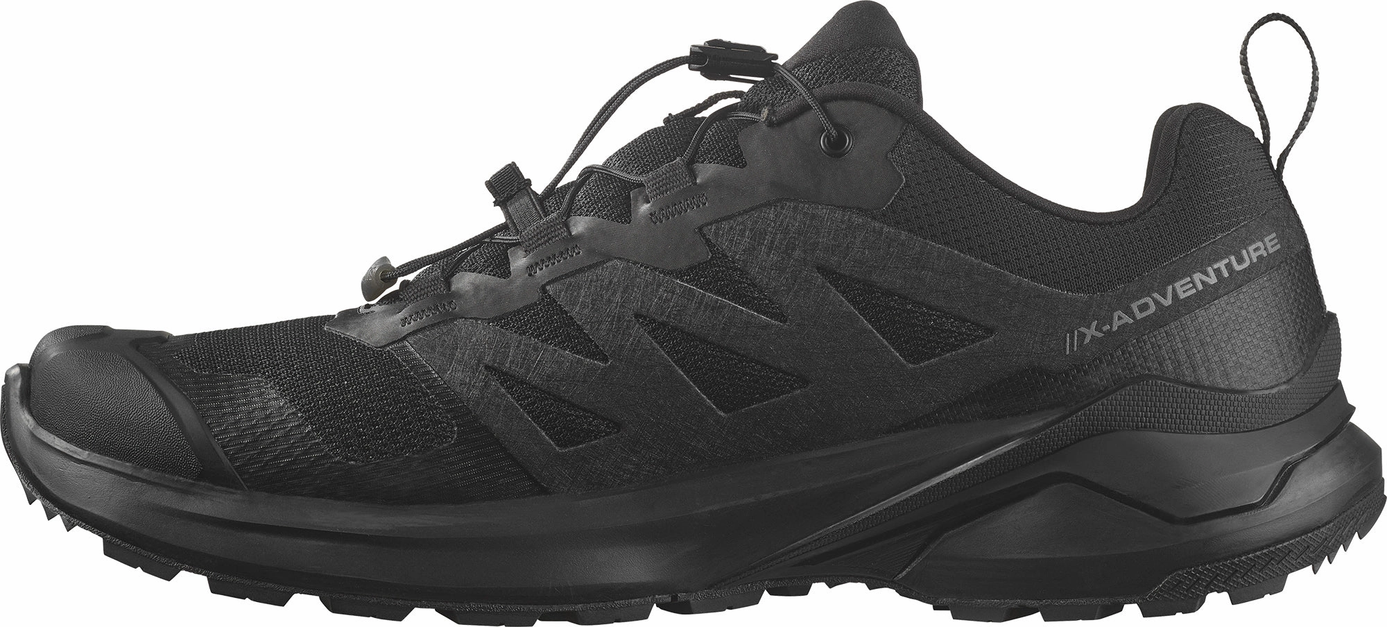 Salomon X-Adventure Mens Walking Shoes - Black Waterproof Walkers