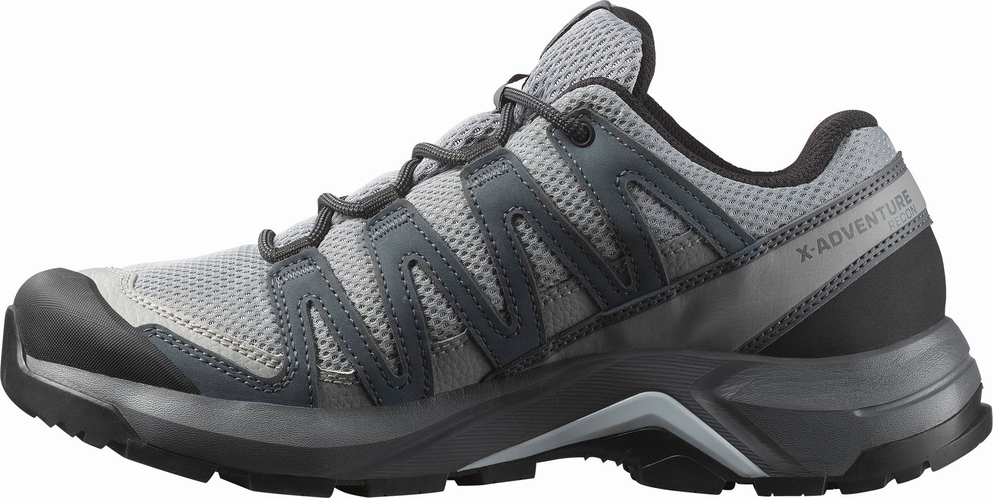 Salomon X-Adventure Recon GORE-TEX Womens Walking Shoes - Grey Dry Terrain Sneakers