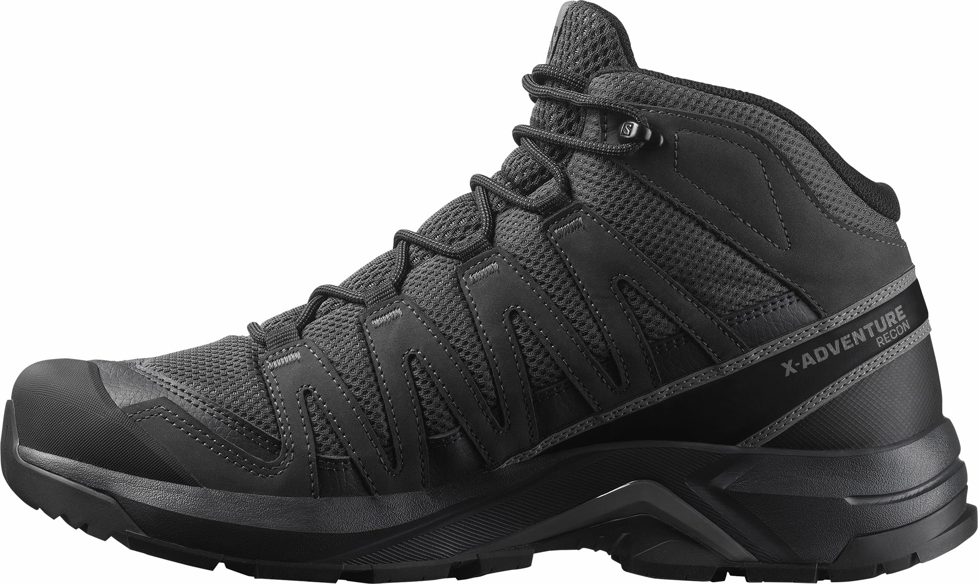 Salomon X-Adventure Recon Mid GORE-TEX Mens Walking Shoes - Black Dry Terrain Sneakers