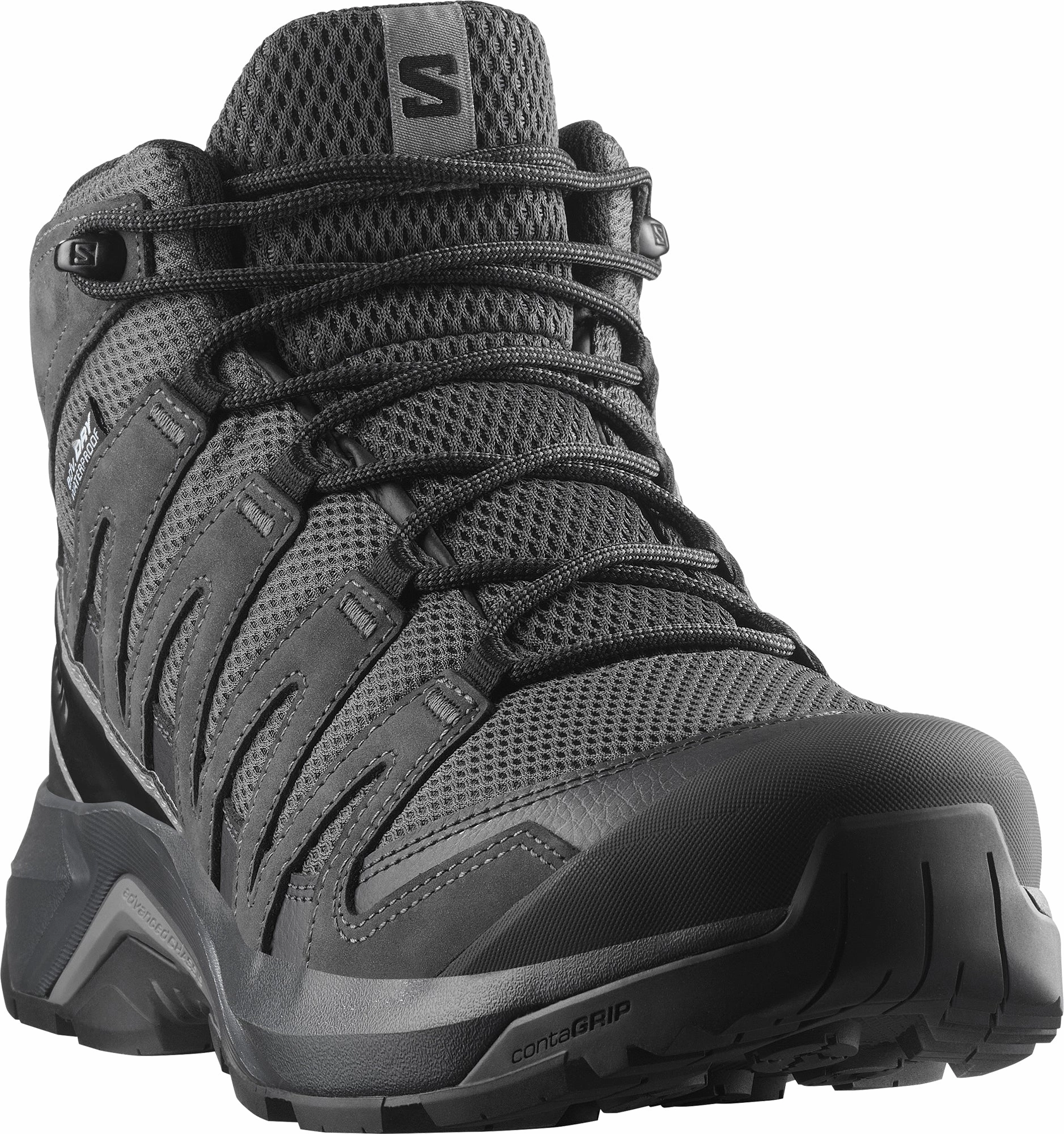 Salomon X-Adventure Recon Mid GORE-TEX Mens Walking Shoes - Black Dry Terrain Sneakers