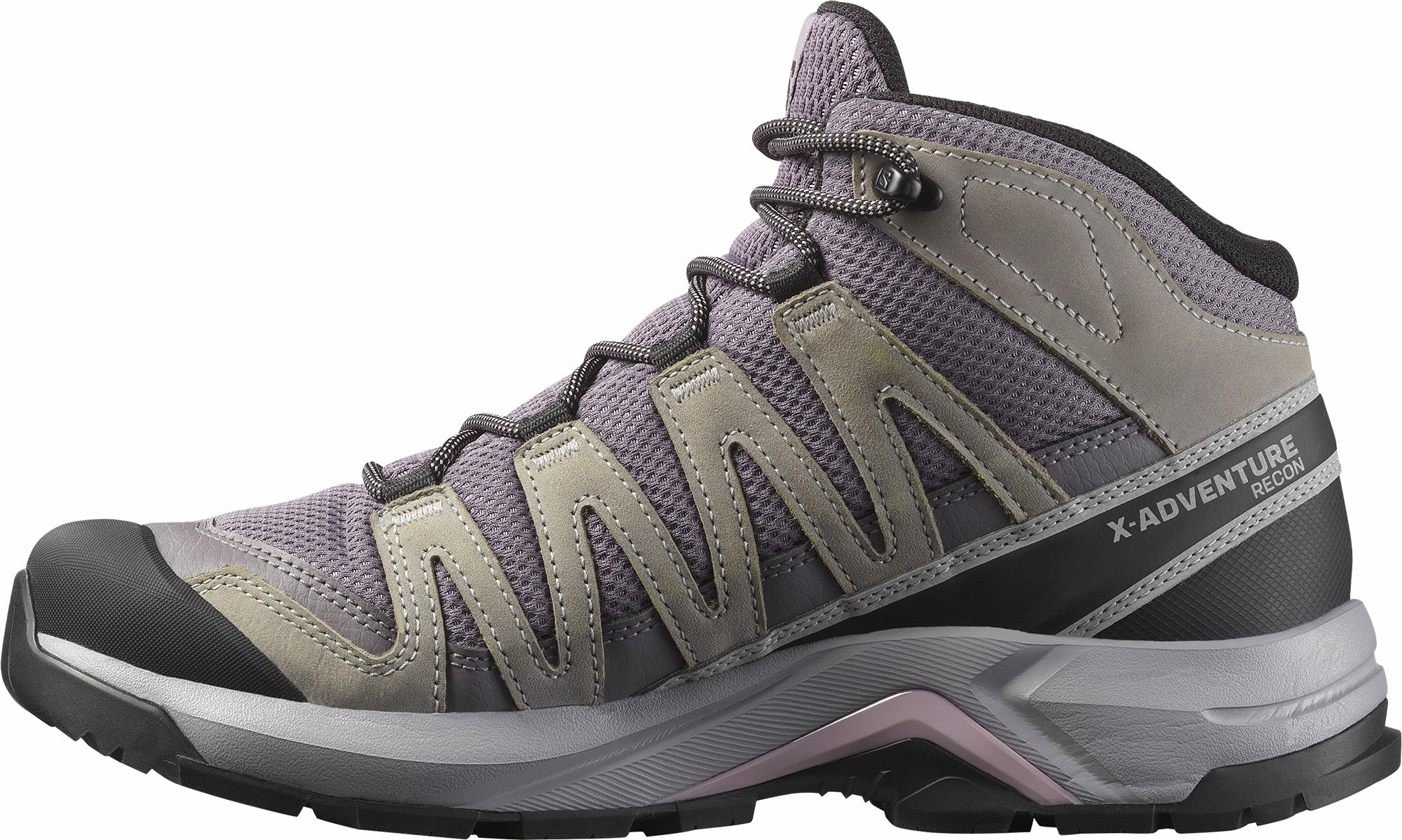 Salomon X-Adventure Recon Mid GORE-TEX Womens Walking Shoes - Grey All-Day Hiking Boots