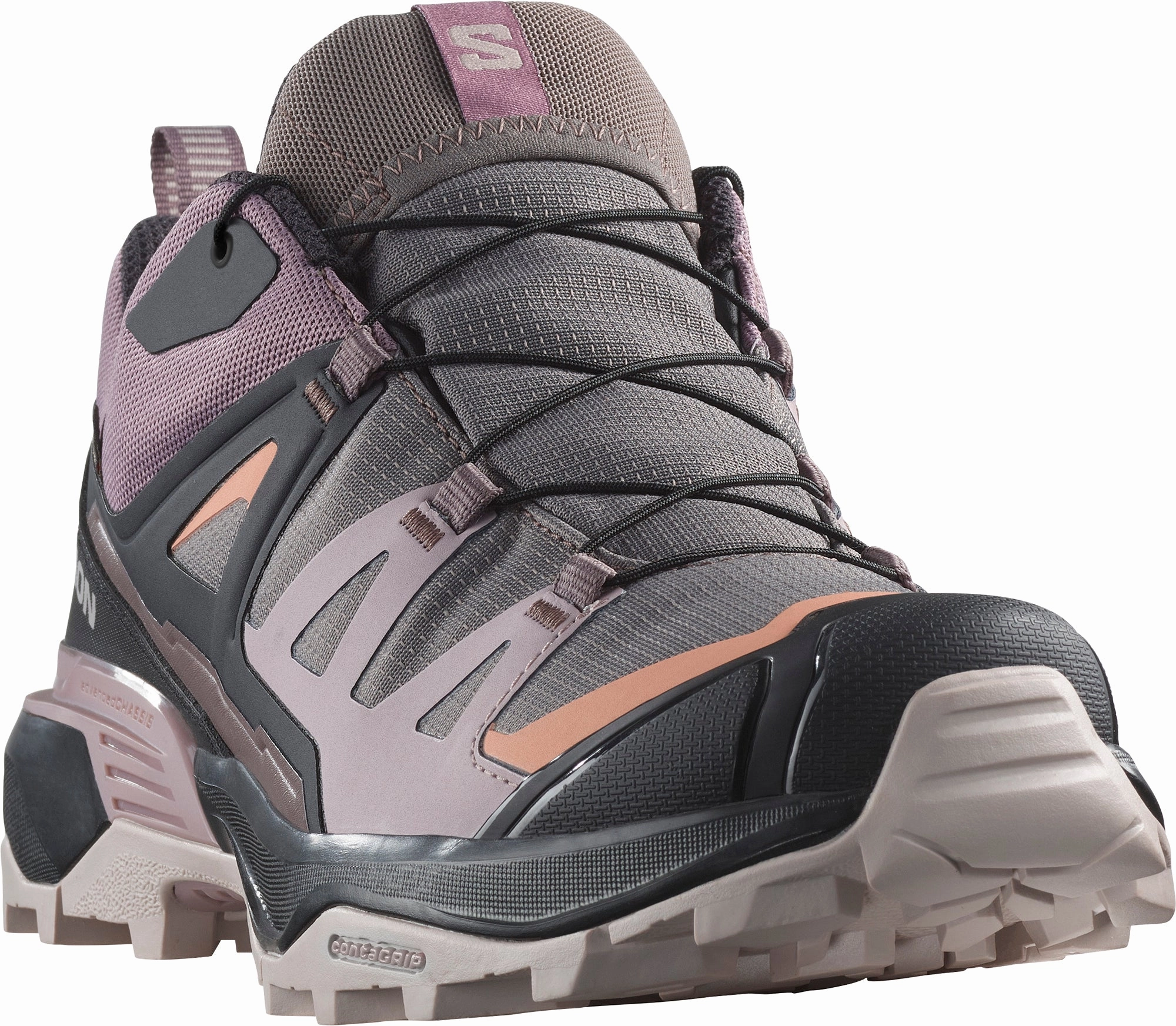 Salomon X Ultra 360 GORE-TEX Womens Walking Shoes - Grey Dry Terrain Sneakers