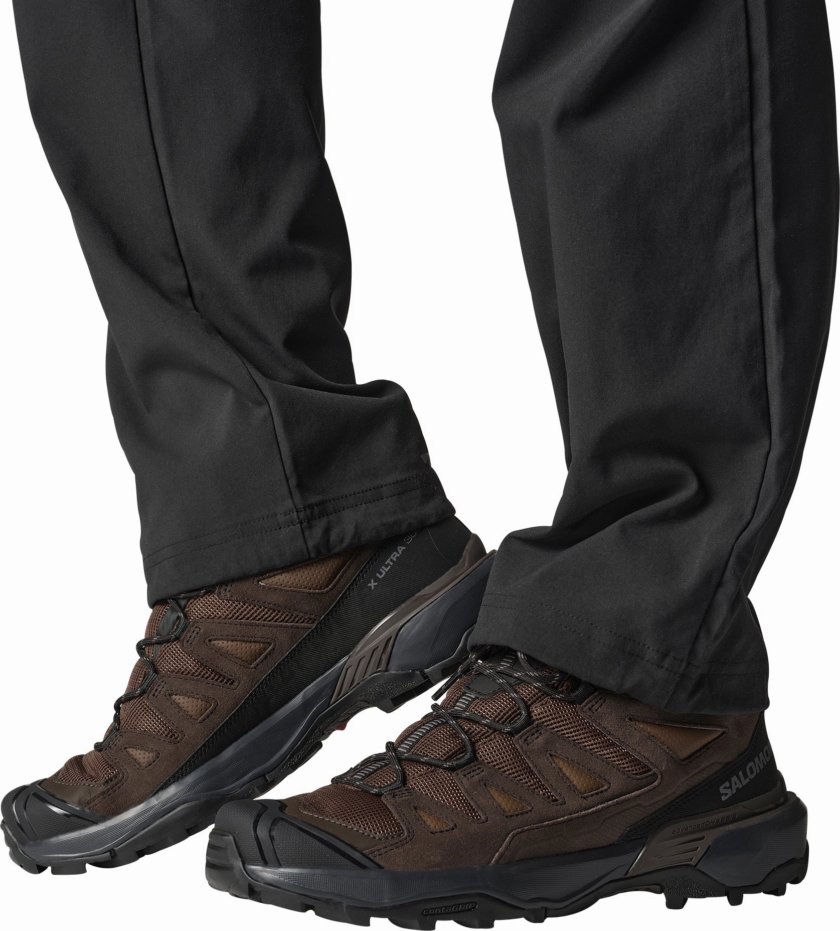 Salomon X Ultra 360 Leather Mid GORE-TEX Mens Walking Boots - Brown Dry Terrain Sneakers