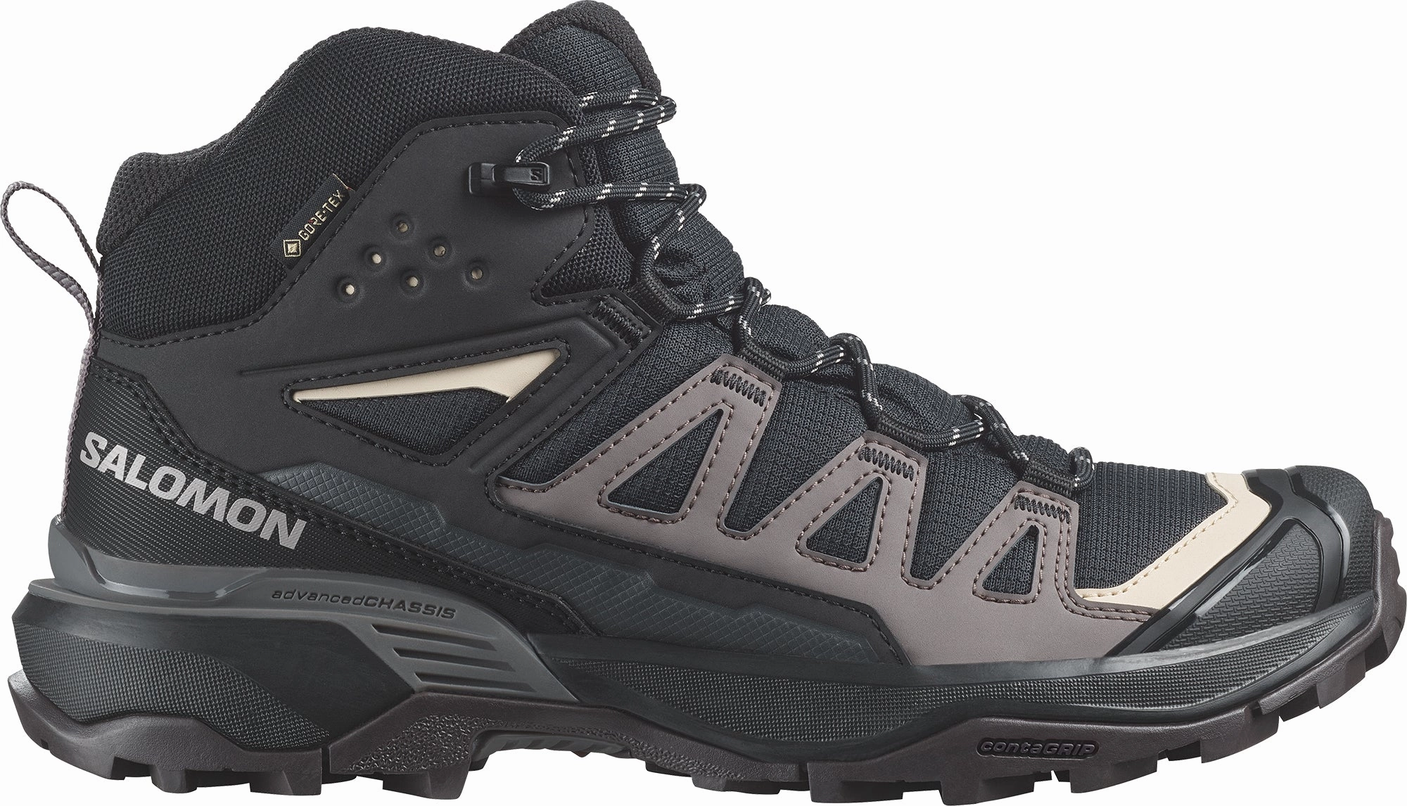 Salomon X Ultra 360 Mid GORE-TEX Womens Walking Boots - Black Salomon walking boots