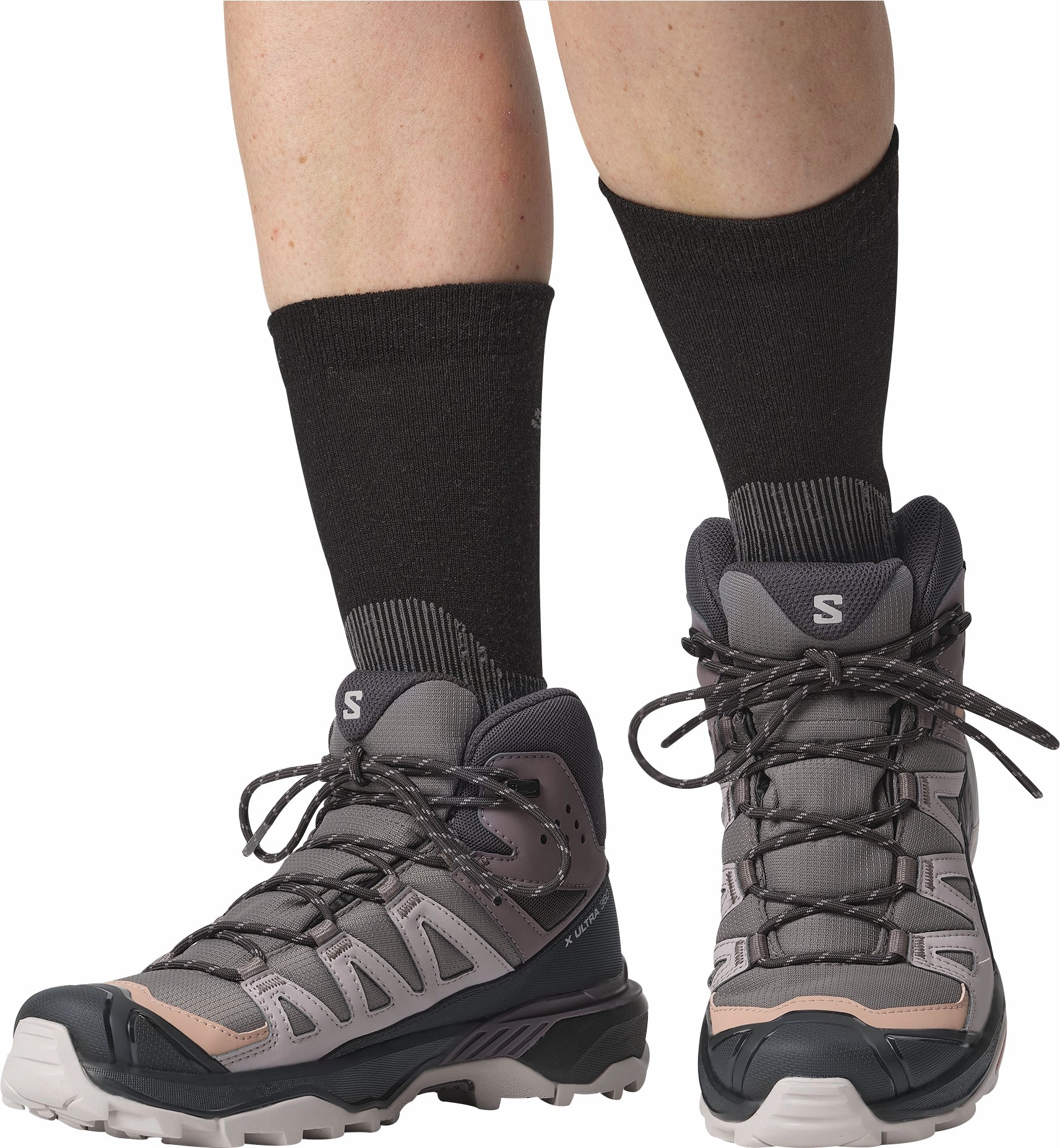 Salomon X Ultra 360 Mid GORE-TEX Womens Walking Boots - Grey All-Day Hiking Boots