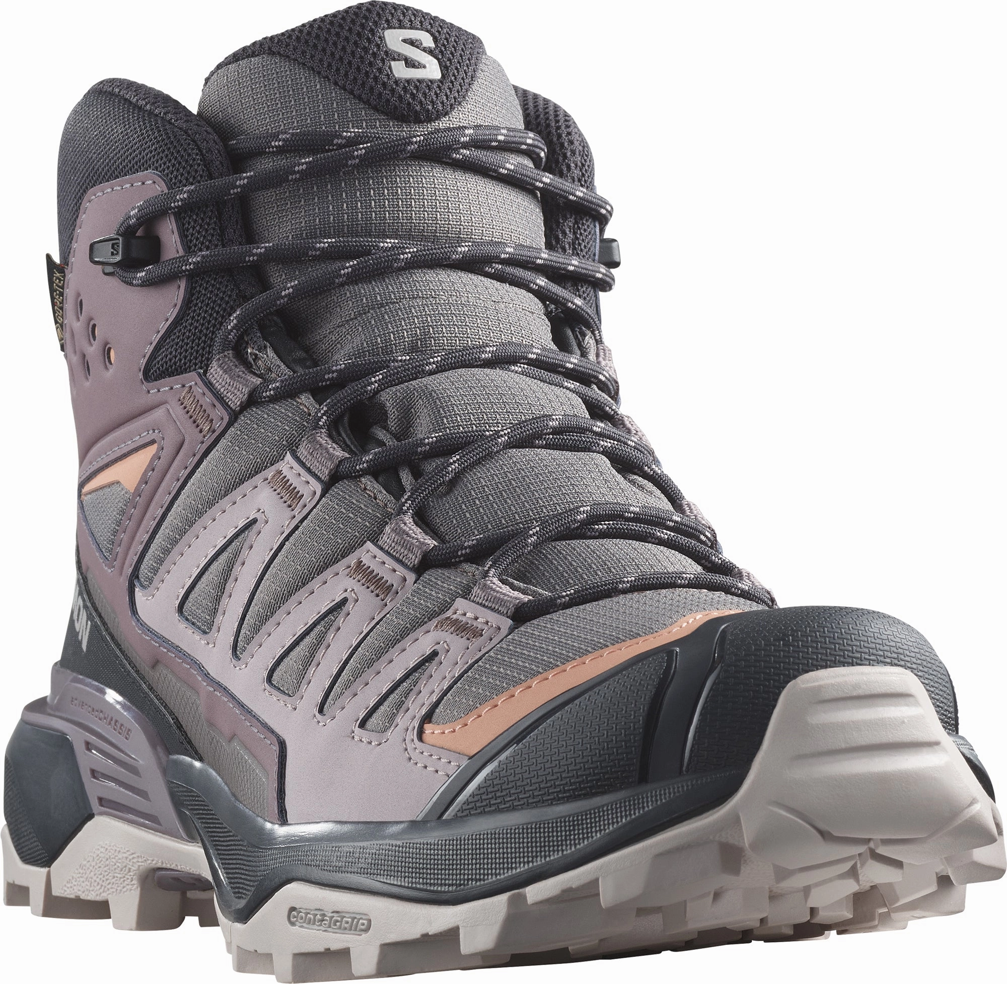Salomon X Ultra 360 Mid GORE-TEX Womens Walking Boots - Grey All-Day Hiking Boots