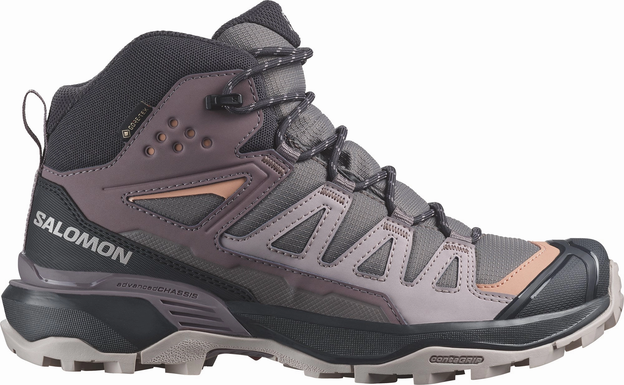 Salomon X Ultra 360 Mid GORE-TEX Womens Walking Boots - Grey Salomon walking boots