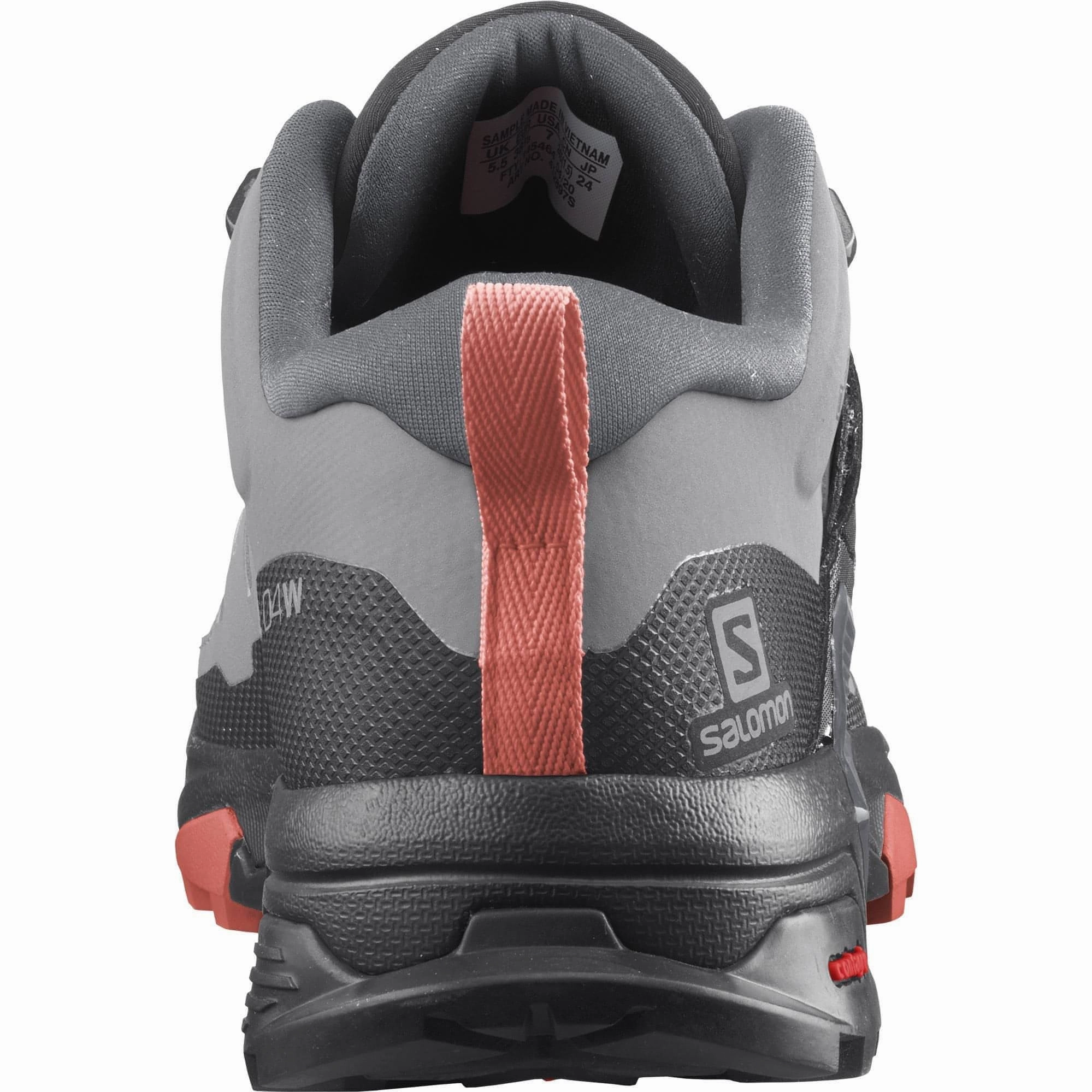 Salomon X Ultra 4 GORE-TEX Womens Walking Shoes - Grey Dry Terrain Sneakers