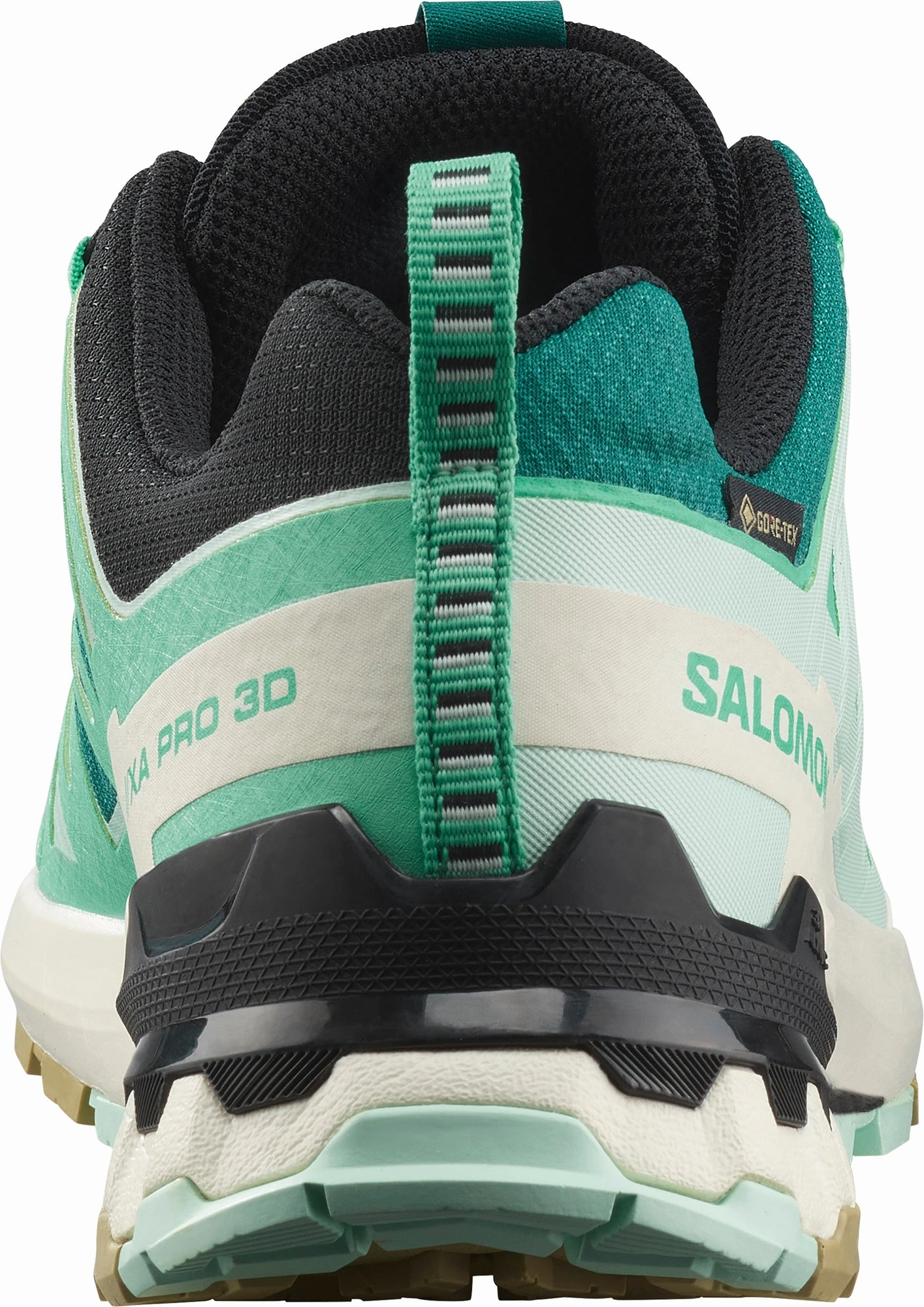 Salomon XA Pro 3D V9 GORE-TEX Womens Trail Running Shoes - Green Dry Terrain Sneakers