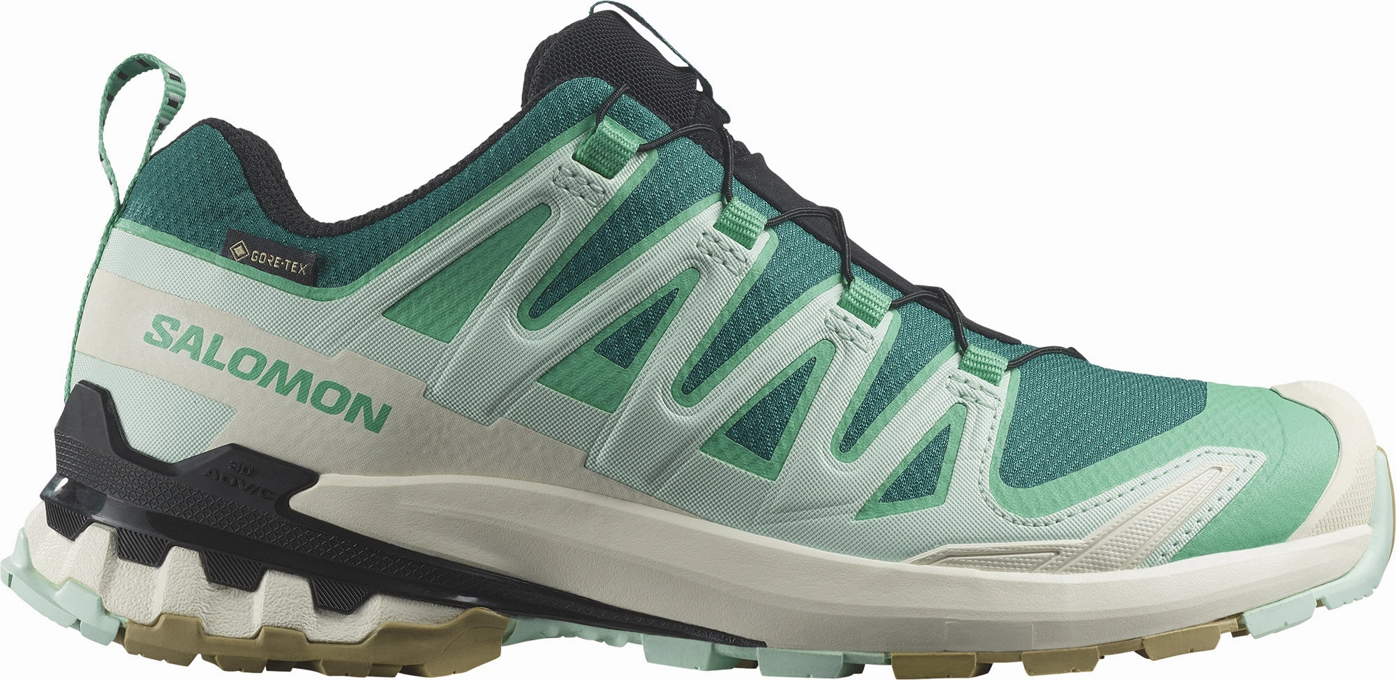 Salomon XA Pro 3D V9 GORE-TEX Womens Trail Running Shoes - Green Salomon waterproof styles