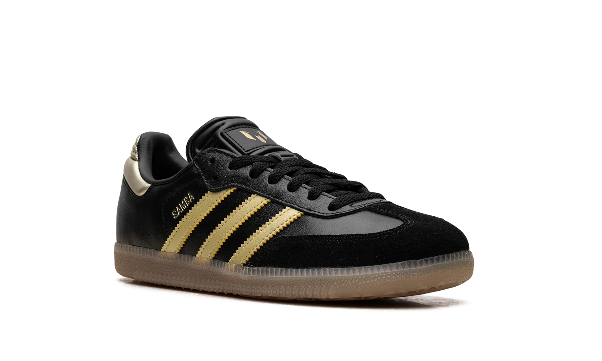 Samba GS "Messi Black / Gold" adidas grade school sneakers