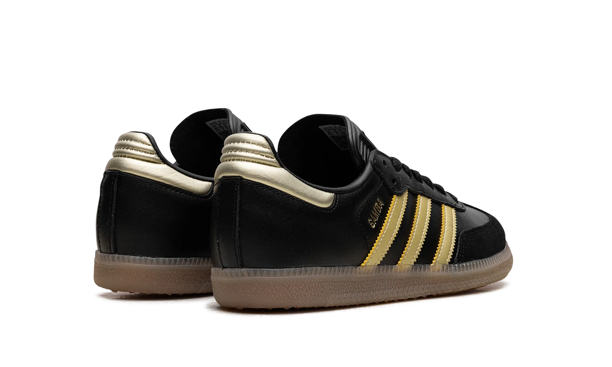 Samba GS "Messi Black / Gold" adidas grade school sneakers