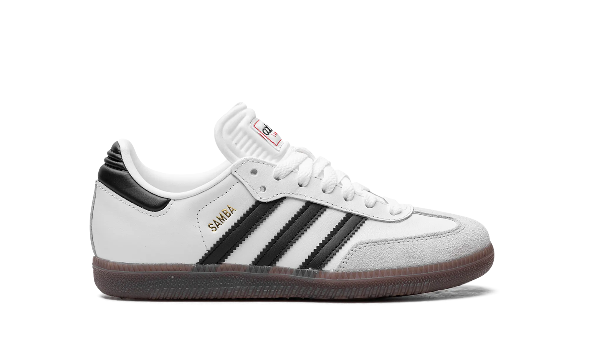 Samba GS "White" adidas grade school sneakers
