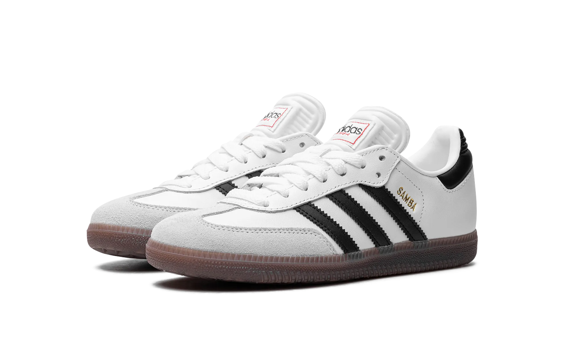 Samba GS "White" adidas grade school sneakers