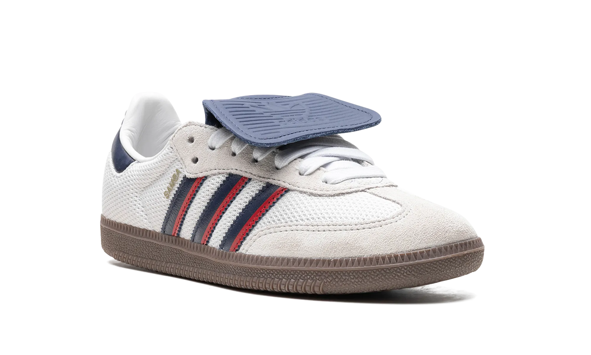Samba LT "Crystal White Dark Blue" adidas lifestyle mens shoes