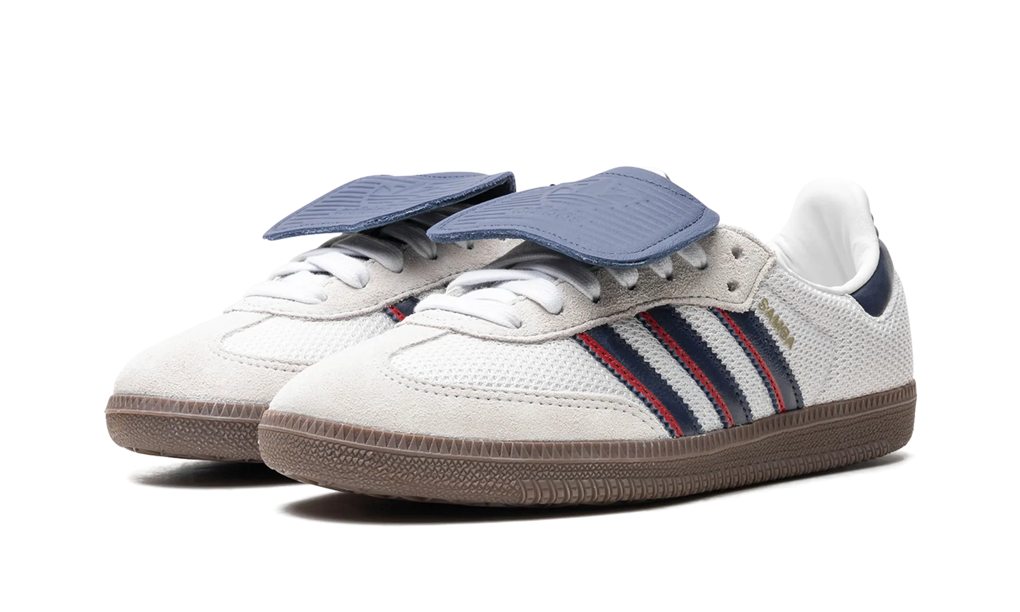 Samba LT "Crystal White Dark Blue" adidas lifestyle mens shoes