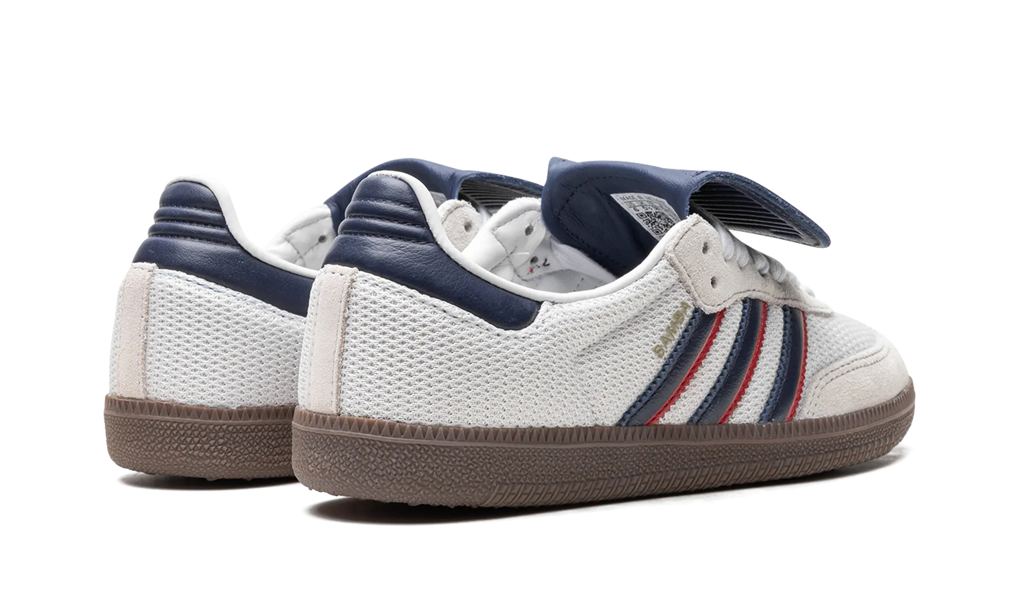 Samba LT "Crystal White Dark Blue" adidas lifestyle mens shoes