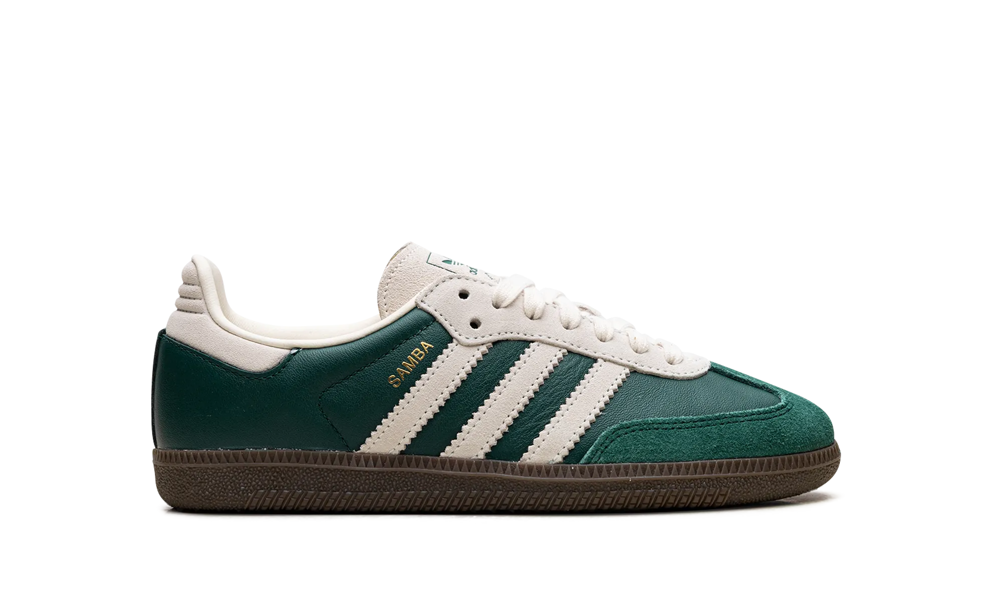 Samba OG GS "Dark Green Beige" adidas grade school sneakers