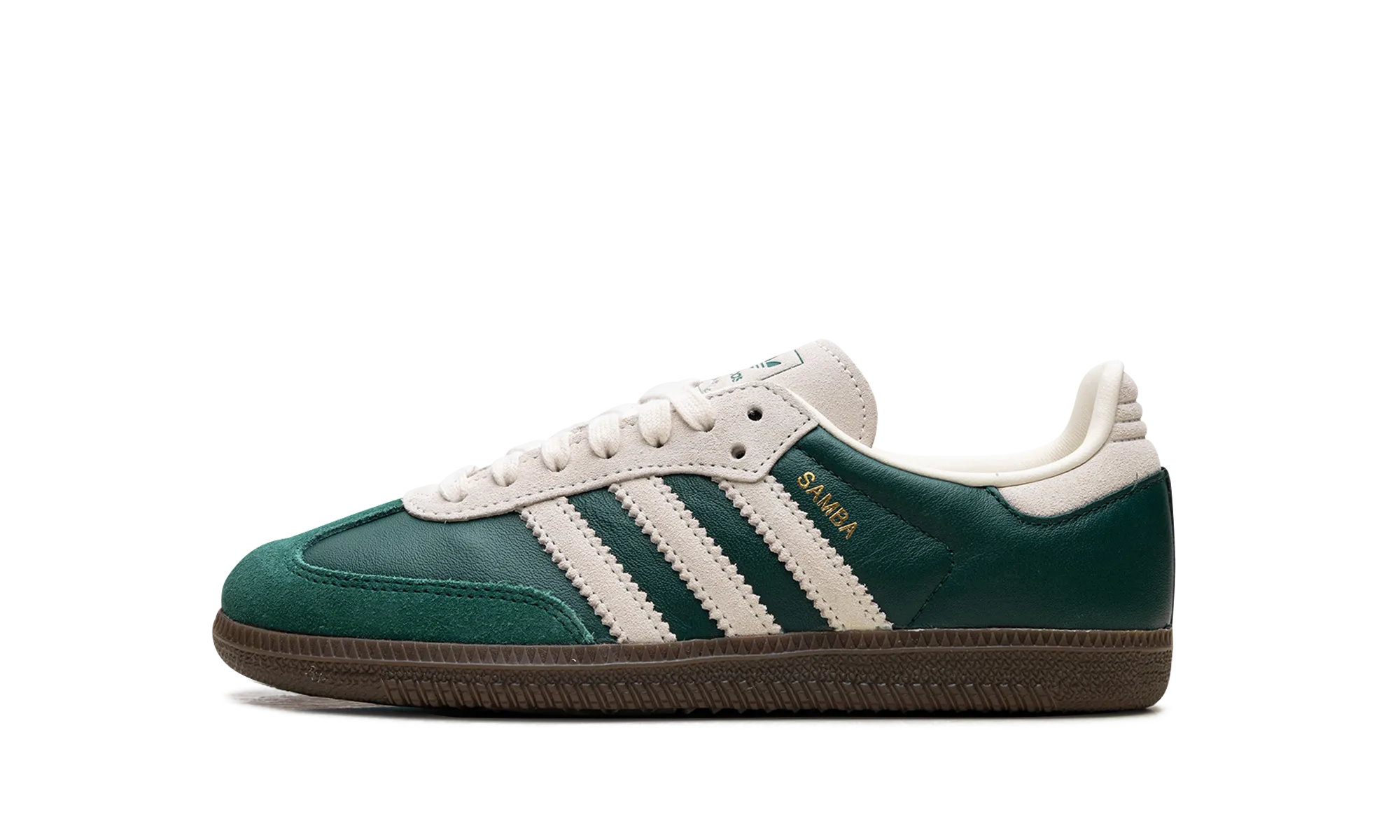 Samba OG GS "Dark Green Beige" Adidas Grade School shoes