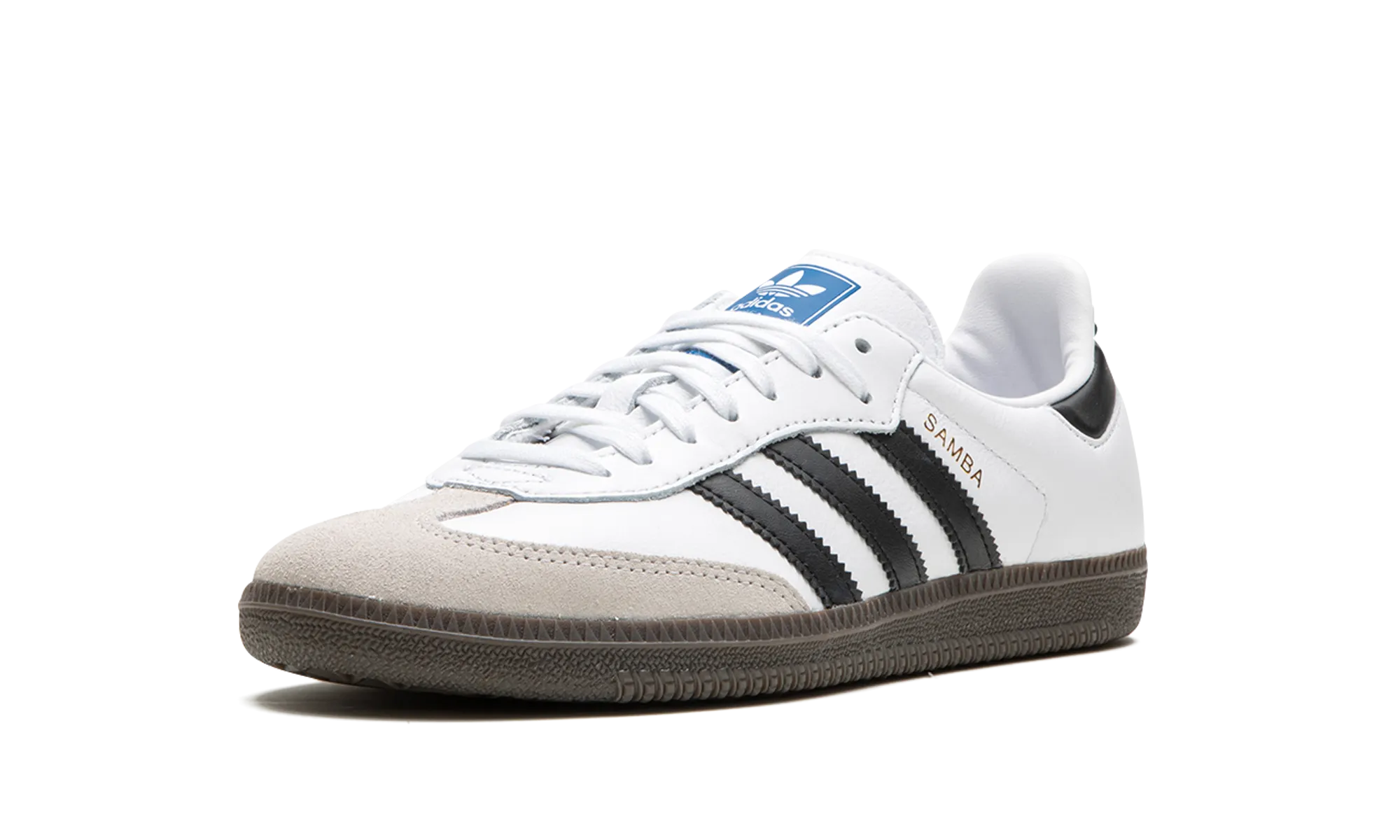 Samba OG GS "White / Black" adidas grade school sneakers